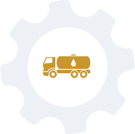 Отправка продукции с завода по производству смазочных материалов в Дериндже и из 8 логистических центров